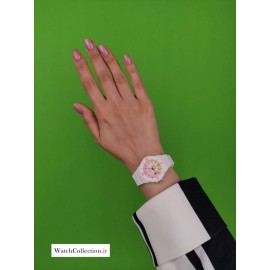 ساعت مچی  کاسیو اورجینال زنانه اسپرت سفید صورتی-Original CASIO japan