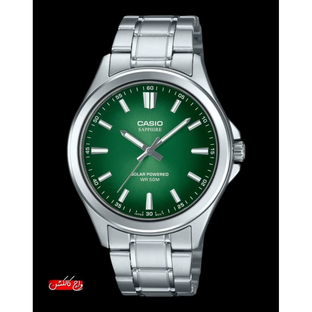 ساعت کاسیو صفحه سبز مردانه اصل ژاپن-original CASIO japan