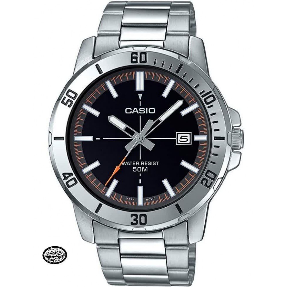 ساعت مچی مردانه کاسیو بند فلزی اورجینال-original  CASIO japan