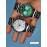 ساعت مچی کاسیو اصل ژاپن صفحه سفید و سبز-MTP-E335D-3EVDF