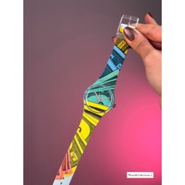 ساعت مچی سواچ سوئیسی اورجینال مدل -SUOG107  