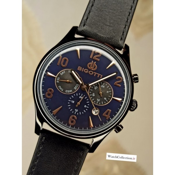 خرید و فروش ساعت بیگوتی بند چرمی اورجینال در گالری واچ کالکشن original BIGOTTI