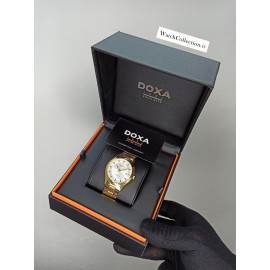 فروش ساعت مردانه بند فلزی طلایی دوکسا سوئیسی اورجینال در گالری واچ کالکشن  original #DOXA swiss 