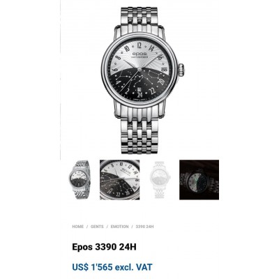 ساعت ایپوز اصل سوئیس EPOS swiss original