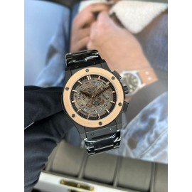 رنگبندی ساعت هوبلو مردانه بند فلزی کرونوگراف در گالری واچ کالکشن HUBLOT