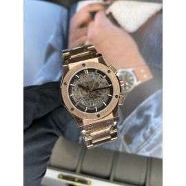 رنگبندی ساعت هوبلو مردانه بند فلزی کرونوگراف در گالری واچ کالکشن HUBLOT