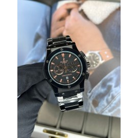 رنگبندی ساعت هوبلو مردانه بند فلزی کرونوگراف در گالری واچ کالکشن HUBLOT