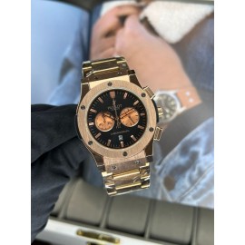 رنگبندی ساعت هوبلو مردانه بند فلزی کرونوگراف در گالری واچ کالکشن HUBLOT