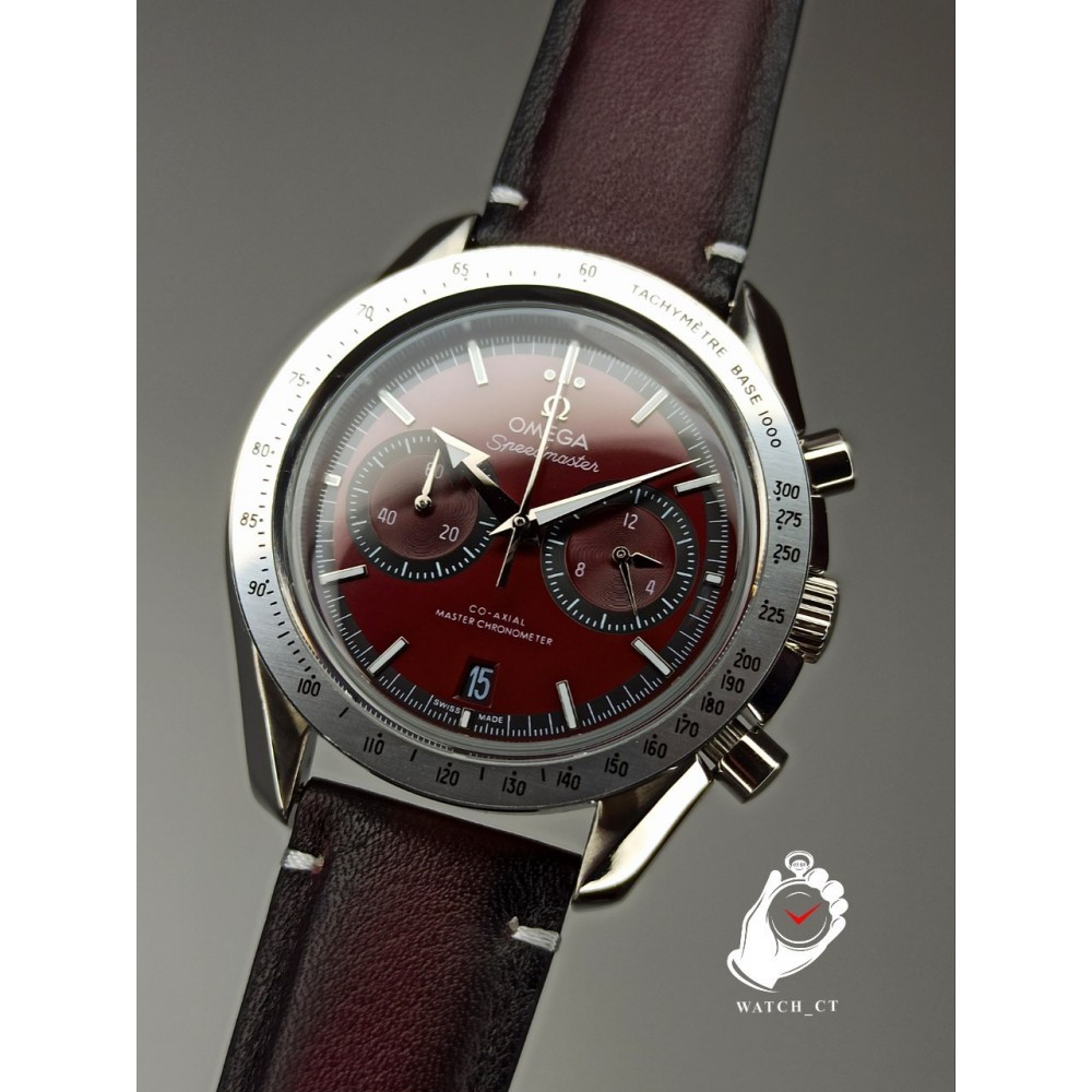 فروش ساعت مردانه بند چرمی اُمگا کیفیت سفارشی در گالری واچ کالکشن OMEGA