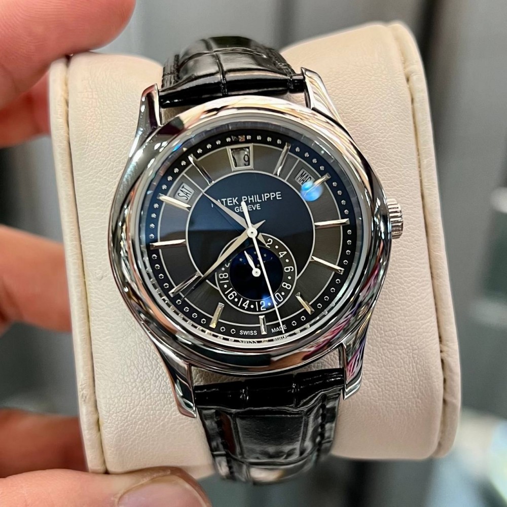 فروش ساعت تمام استیل بند چرمی پتک فیلیپ در گالری واج کالکشن PATEK PHILIPPE vip 