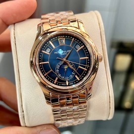 خرید اینترنتی ساعت مردانه بند فلزی طلایی پتک فیلیپ در گالری واچ کالکشن PATEK PHILIPPE vip