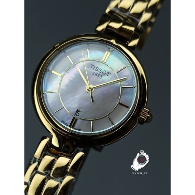 فروش ساعت بند فلزی طلایی زنانه تیسوت در گالری واچ کالکشن TISSOT