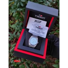 فروش ساعت تیسو PRX اتوماتیک Powermatic آبی تیفانی اورجینال سوئیسی در گالری واچ کالکشن original #TISSOT swiss